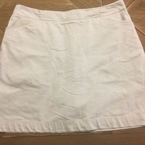 nike golf skort size 10 light khaki color